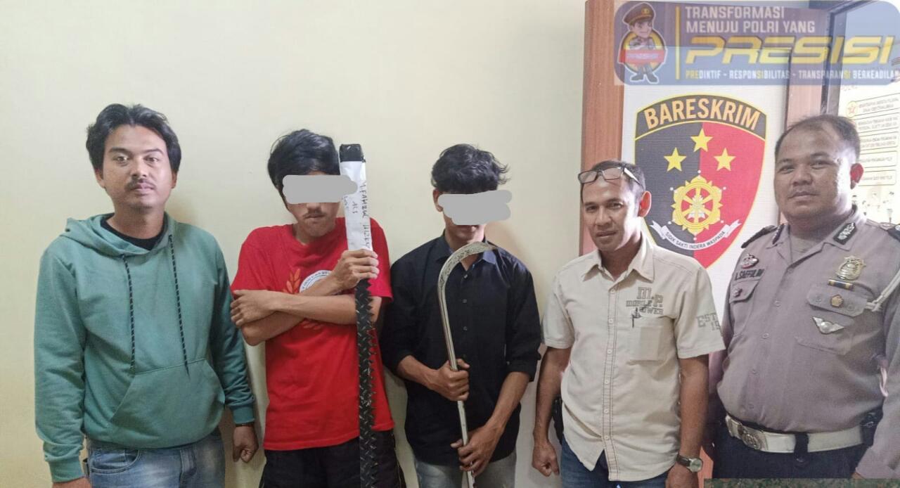 Bawa Senjata Tajam, Dua Juru Parkir di Kota Serang Diciduk Polisi