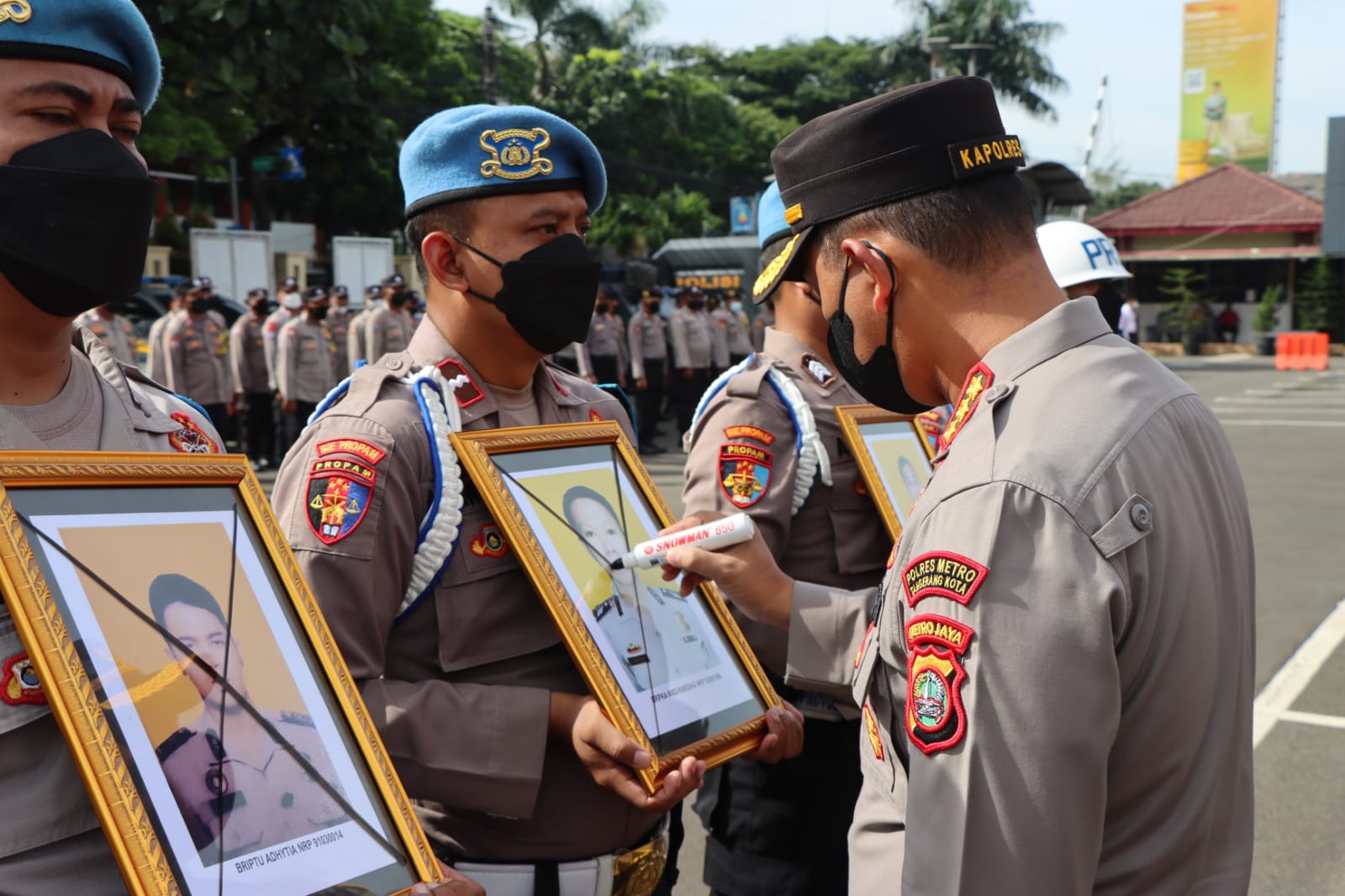 4 Polisi Tangerang Dipecat, 3 Terlibat Narkoba 1 Bolos Sebulan Lebih