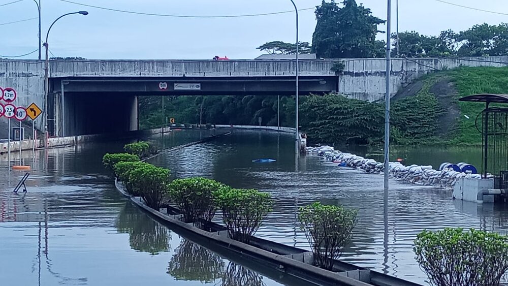 Begini Upaya Jangka Panjang Jasa Marga Cegah Banjir di Pintu Tol Bitung Tangerang