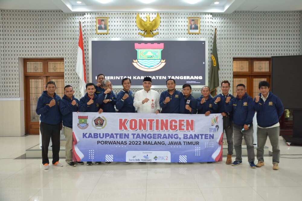 Lepas Kontingen PWI Tangerang Ikut Porwanas 2022, Bupati: Harumkan Nama Daerah
