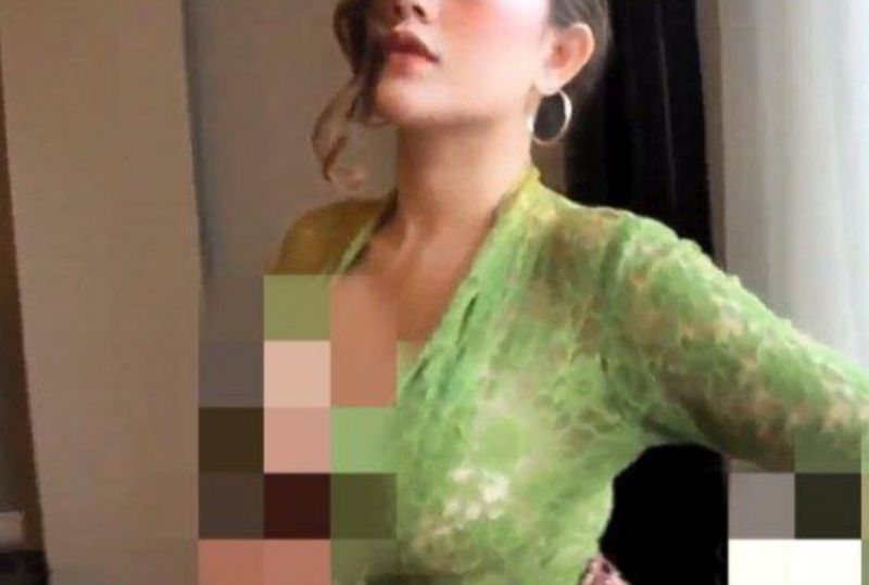 Viral Video Tak Senonoh Wanita Kebaya Hijau, Ini Deretan Faktanya