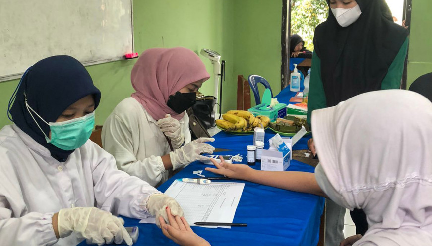 2.500 Remaja Putri di Sepatan Tangerang Diperiksa Anemia untuk Cegah Stunting