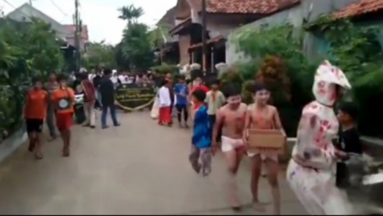 Seram, Ada Tuyul dan Pocong dalam Acara Pawai Sambut Ramadan di Tangerang